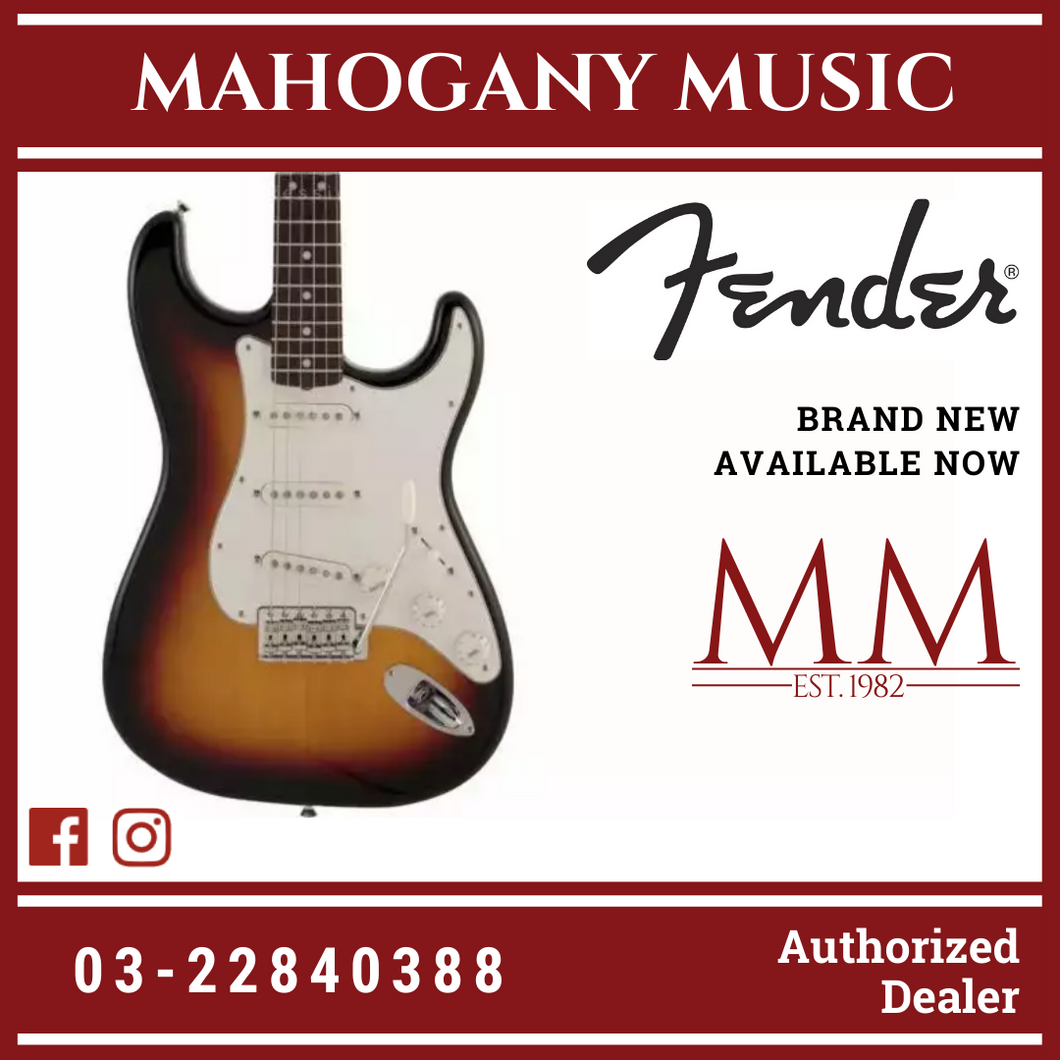 Fender Japan Traditional II Late 60s Stratocaster Electric Guitar, RW FB, 3-Tone Sunburst