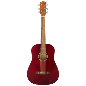 Fender Limited Edition FA-15 3/4 Size Steel String Acoustic Guitar w/ Gig Bag, Red