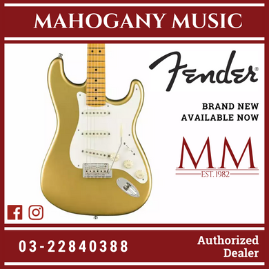 Fender Lincoln Brewster Signature Stratocaster Electric Guitar, Maple FB, Aztec Gold