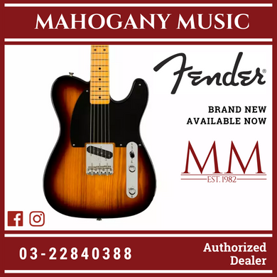 Fender Ltd Ed 70th Anniversary Esquire Electric Guitar, Maple FB, 2-Color Sunburst