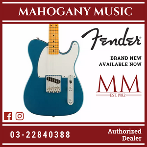 Fender Ltd Ed 70th Anniversary Esquire Electric Guitar, Maple FB, Lake Placid Blue