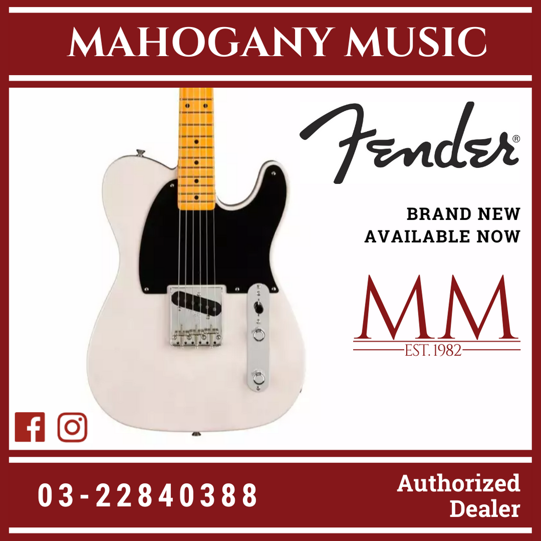 Fender Ltd Ed 70th Anniversary Esquire Electric Guitar, Maple FB, White Blonde