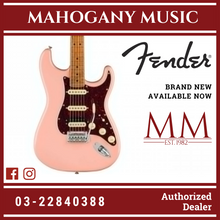 Fender Ltd Ed Player HSS Stratocaster Electric Guitar, Roasted Maple FB, Shell Pink