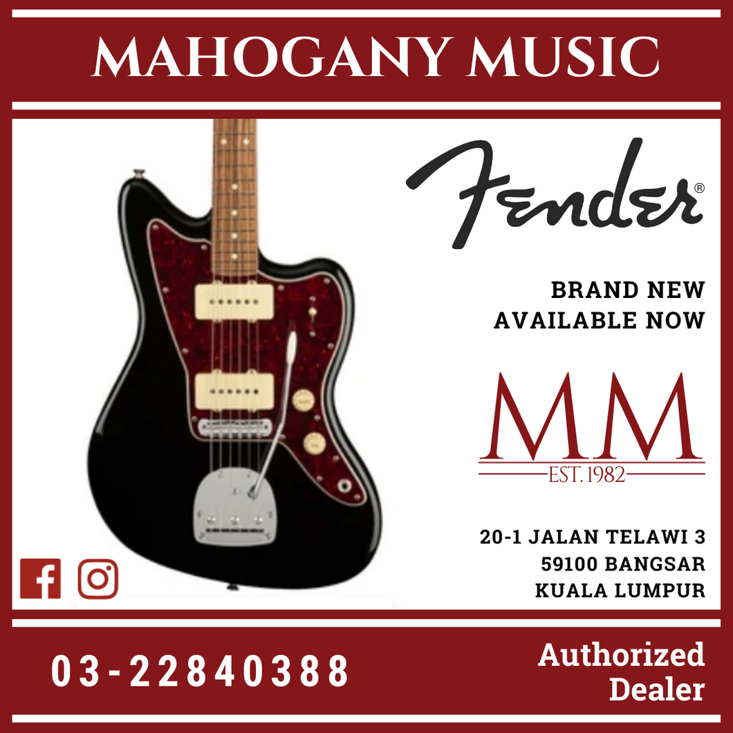 Fender Ltd Ed Player Jazzmaster Electric Guitar, Pau Ferro FB, Black