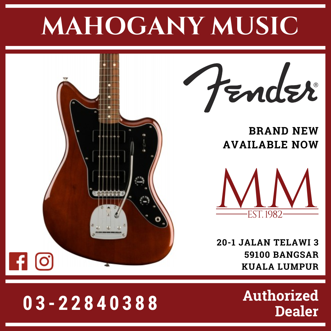 Fender Noventa Jazzmaster Electric Guitar PF FB Walnut