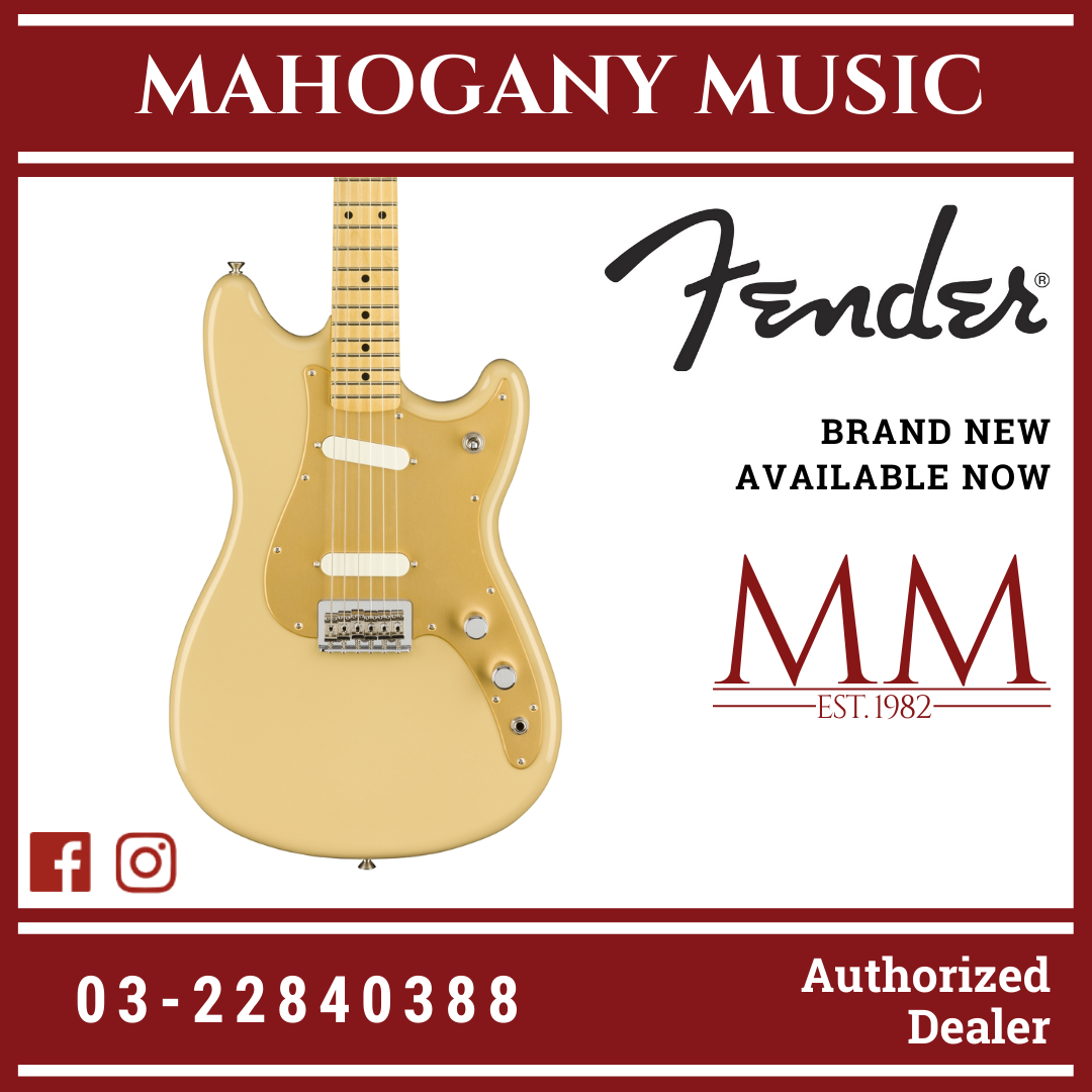 Fender Player Duo-Sonic Electric Guitar, Maple FB, Desert Sand