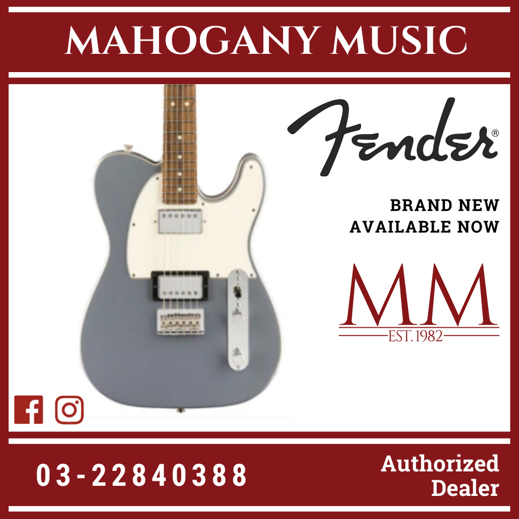 Fender Player HH Telecaster Electric Guitar, Pau Ferro FB, Silver