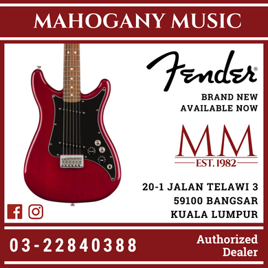 Fender Player Lead II Electric Guitar, Pau Ferro FB, Crimson Red Transparent