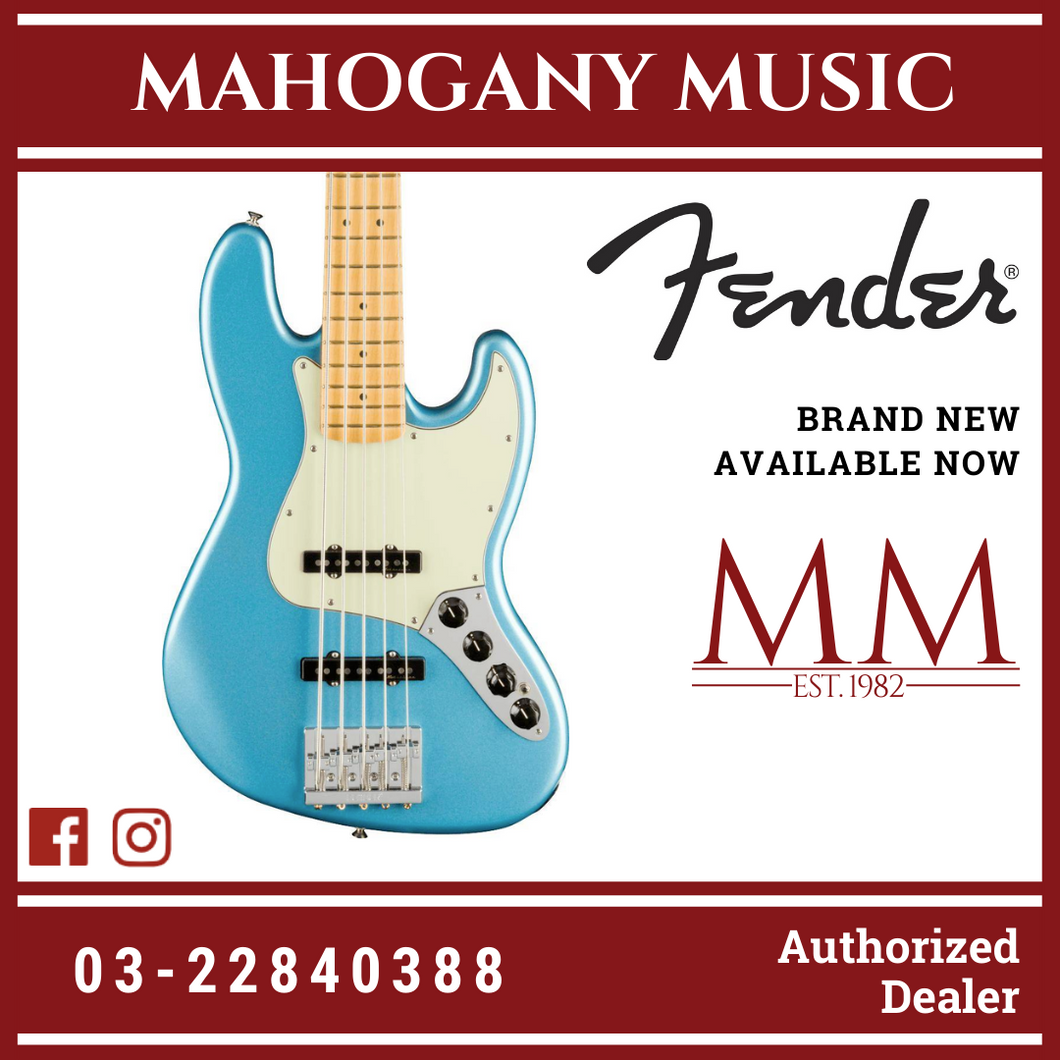 Fender Player Plus Jazz Bass V Guitar, Maple FB, Opal Spark