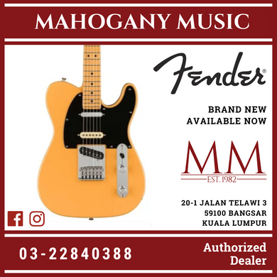Fender Player Plus Nashville Telecaster Electric Guitar, Maple FB, Butterscotch Blonde