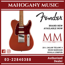 Fender Player Plus Nashville Telecaster Electric Guitar, PF FB, Aged Candy Apple Red