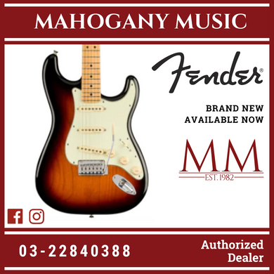 Fender Player Plus Stratocaster Electric Guitar, Maple FB, 3-Color Sunburst