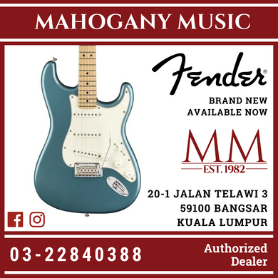 Fender Player Stratocaster Electric Guitar, Maple FB, Tidepool
