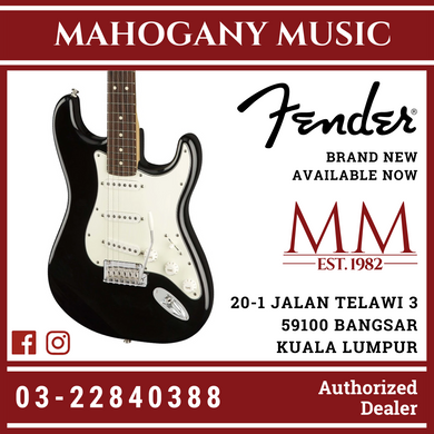 Fender Player Stratocaster Electric Guitar, Pau Ferro FB, Black