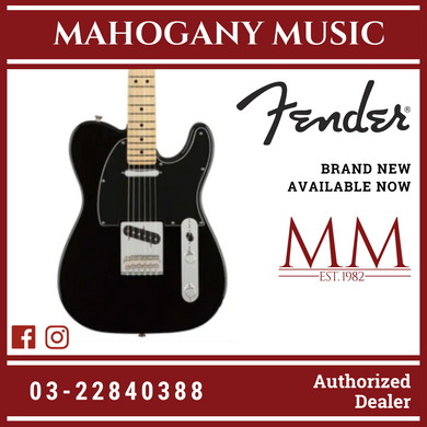 Fender Player Telecaster Electric Guitar, Maple FB, Black