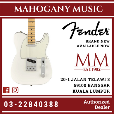 Fender Player Telecaster Electric Guitar, Pau Ferro FB, Polar White