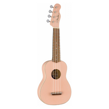 Fender Venice Soprano Ukulele, Walnut FB, Shell Pink