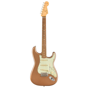 Fender Vintera Road Worn 60s Stratocaster Electric Guitar, PF FB, Firemist Gold