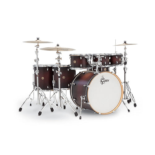 [PREORDER] Gretsch CM1-E826P-SDCB Catalina Maple 7-Piece Drum Shell Kit, Satin Deep Cherry Burst