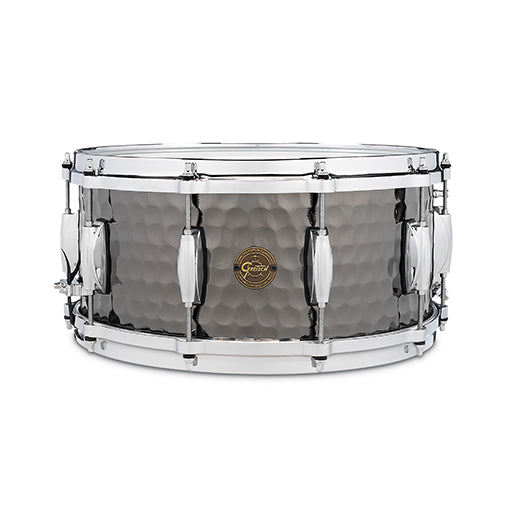 [PREORDER] Gretsch S1-6514-BSH 6.5x14inch Hammered Black Steel Snare Drum