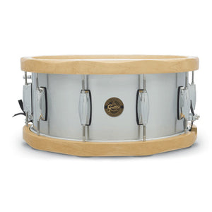 [PREORDER] Gretsch S1-6514A-WH 6.5x14inch Wood Hoop Aluminium Snare Drum