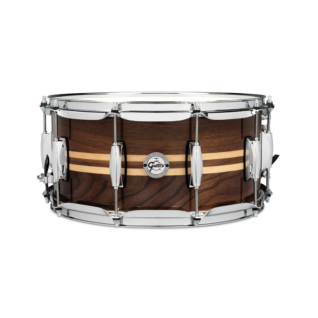 [PREORDER] Gretsch S1-6514W-MI 6.5x14inch Walnut Snare Drum w/Maple Inlay