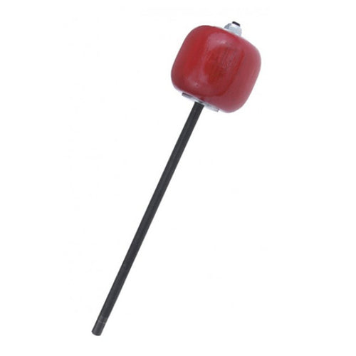 Gibraltar SC-3263 Wooden Bass Drum Beater, Black Shaft w/ Red Beater
