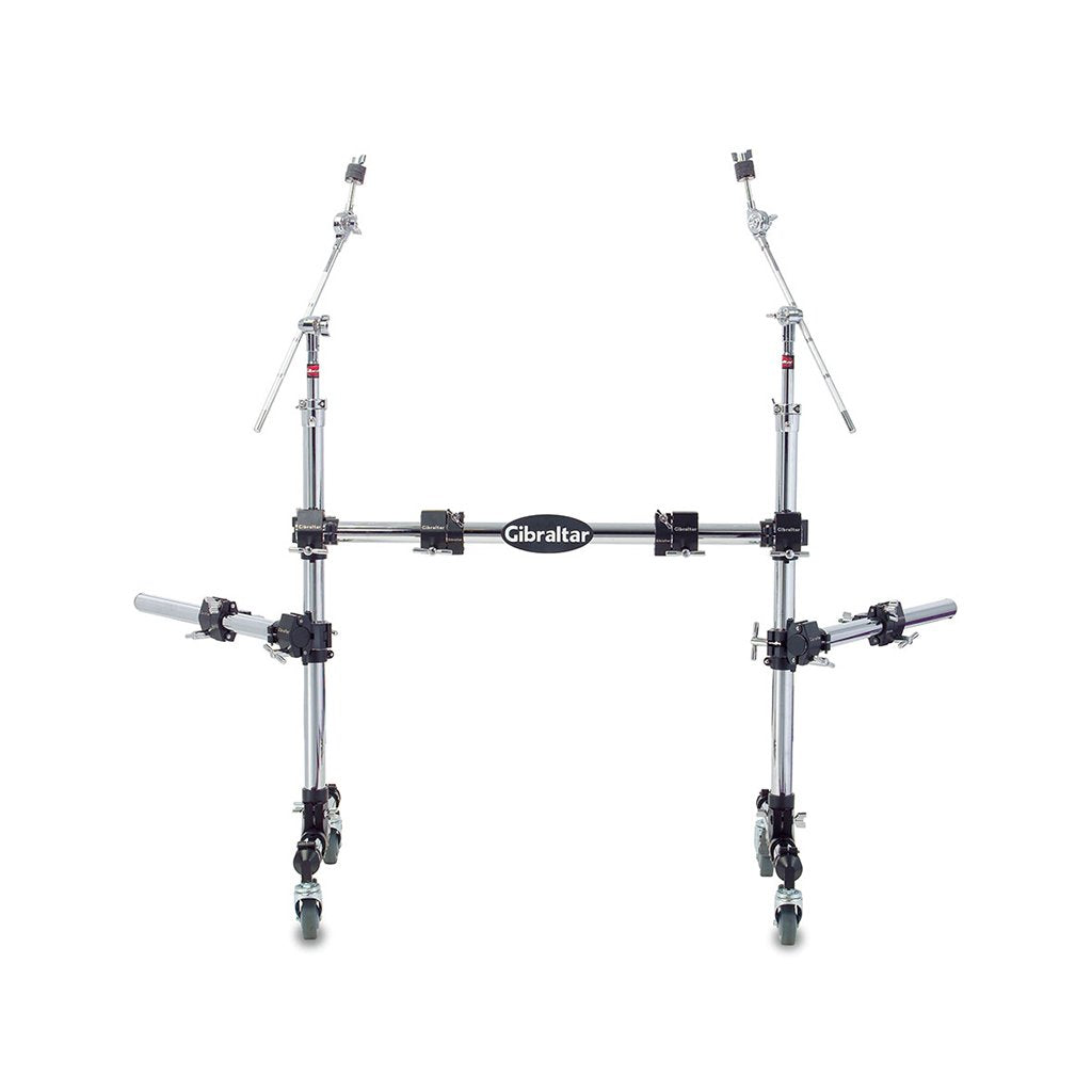 Gibraltar GRSRR Rolling Rack System – Mahogany Music