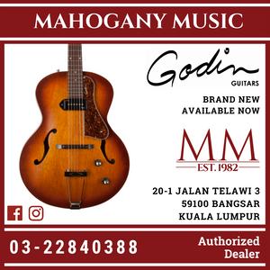 Godin 5th avenue kingpin p90 cognac burst deals