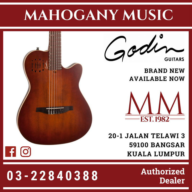 Godin multiac encore burnt umber on sale