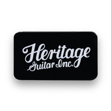 [PREORDER] Heritage Guitars Celluloid Black Vintage Guitar Pick, Medium, 12-Pick Tin