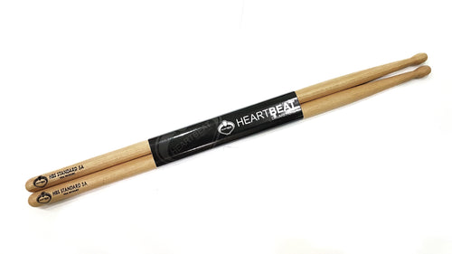 Heartbeat Standard 5A Hickory Oval Tip
