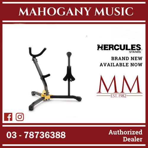 Hercules DS533BB Alto/Tenor Saxophone and Soprano Saxophone Stand