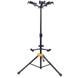 Hercules GS432B PLUS Tri Guitar Stand with Auto Grip System and Foldable Yoke