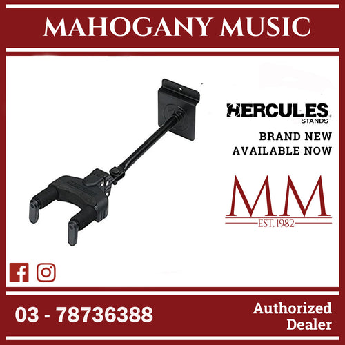 Hercules GSP40SB PLUS Guitar Hanger, For Slat Wall (Long Arm)