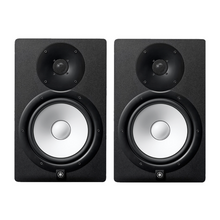 Home Studio Package with Yamaha HS8 Powered Monitor Speaker and Focusrite Scarlett 2i2 3rd Gen Audio Interface, Studio Monitor Stands, Gator Isolation Pads and Warm Audio Cables - Black (Pair)