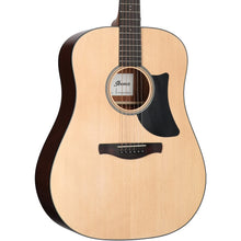 Ibanez AAD50-LG Advanced Acoustic Series Acoustic Guitar, Natural Low Gloss