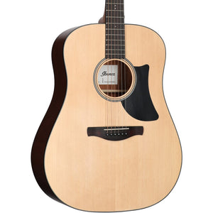 Ibanez AAD50-LG Advanced Acoustic Series Acoustic Guitar, Natural Low Gloss