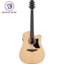 Ibanez AAD50CE-LG Advanced Acoustic Series Acoustic Electric Guitar, Natural Low Gloss