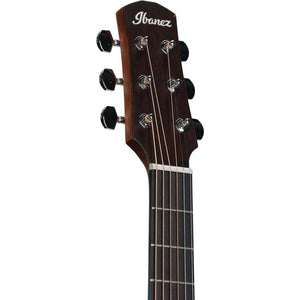 Ibanez AAD50CE-TCB Advanced Acoustic Series Acoustic Electric Guitar, Transparent Charcoal Burst Low Gloss