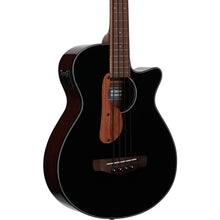 Ibanez AEGB24E-BKH AEG Series Acoustic Electric Bass, Black High Gloss