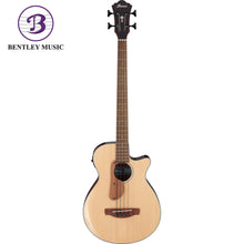 Ibanez AEGB30E-NTG AEG Series Acoustic Electric Bass, Natural High Gloss
