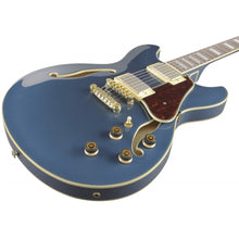 Ibanez AS73G-PBM Artcore AS Series Electric Guitar, Prussian Blue Metallic