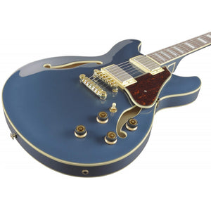 Ibanez AS73G-PBM Artcore AS Series Electric Guitar, Prussian Blue Metallic
