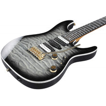 Ibanez AZ47P1QM-BIB AZ Premium Series Electric Guitar, Black Ice Burst