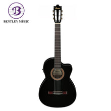 Ibanez GA11CE-BK GA Series Classical Acoustic Electric Guitar, Black