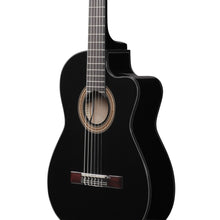 Ibanez GA11CE-BK GA Series Classical Acoustic Electric Guitar, Black