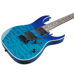 Ibanez GRG120QASP-BGD RG GIO Series Electric Guitar, Blue Gradation