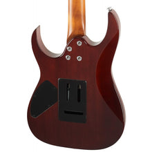 Ibanez GRG220PA1-BKB RG GIO Series Electric Guitar, Transparent Brown Black Burst