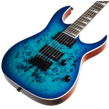 Ibanez GRGR221PA-AQB RG GIO Series Electric Guitar, Aqua Burst